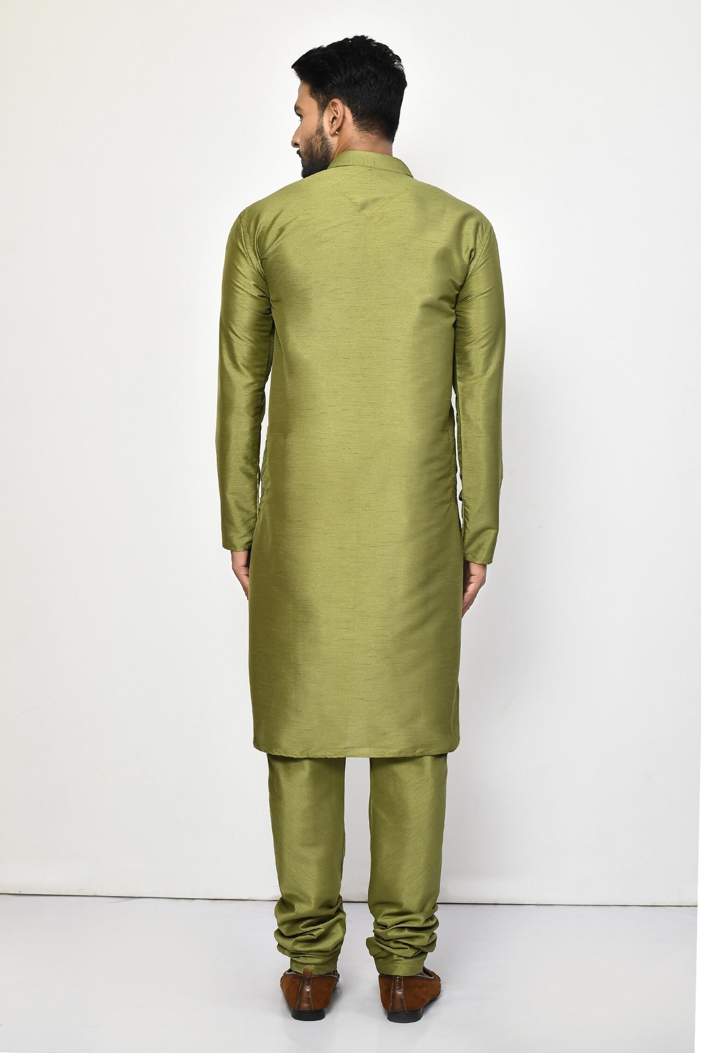 Designer Long Kurta in Green
