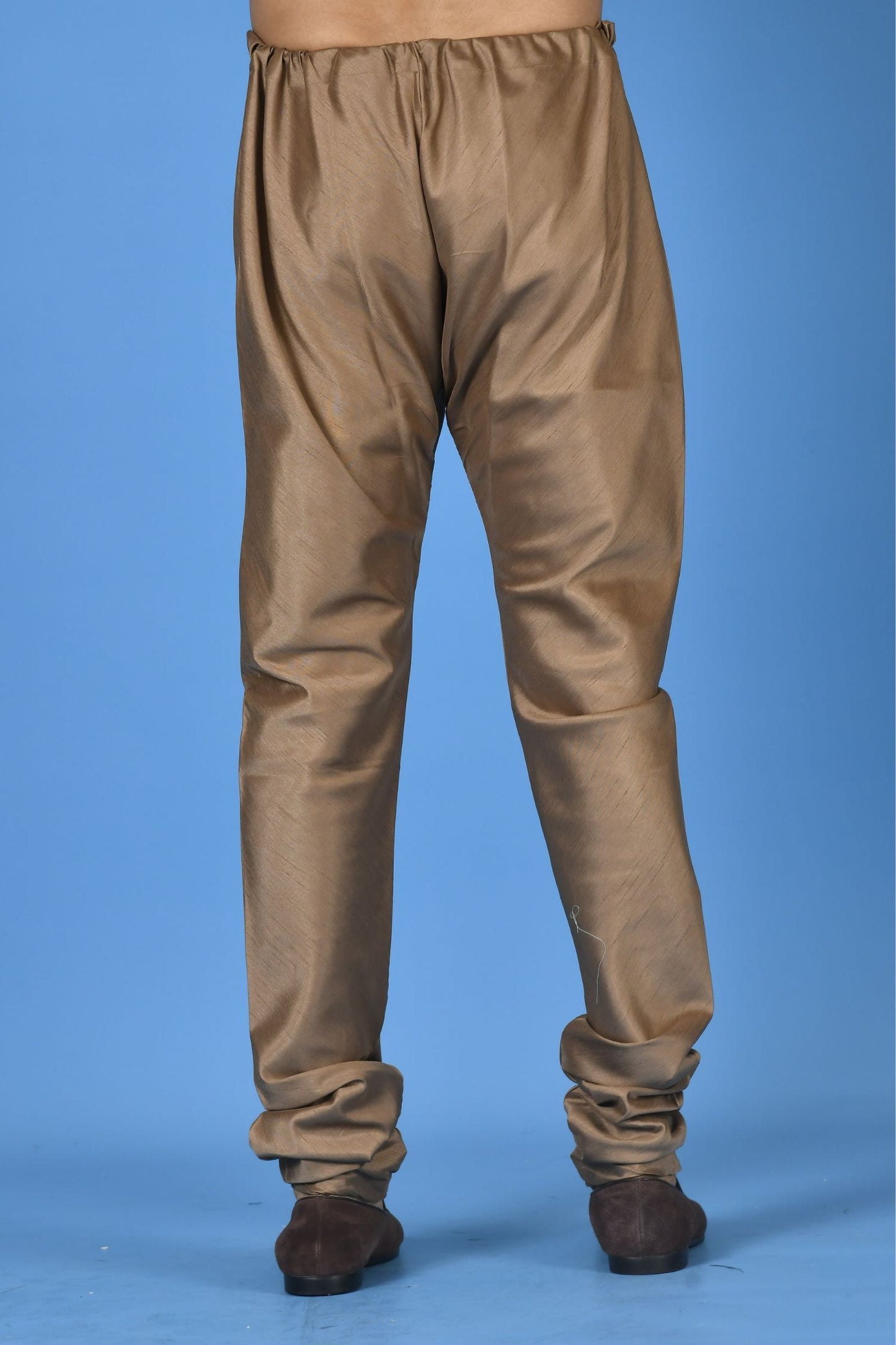 Designer Churidar In Brown