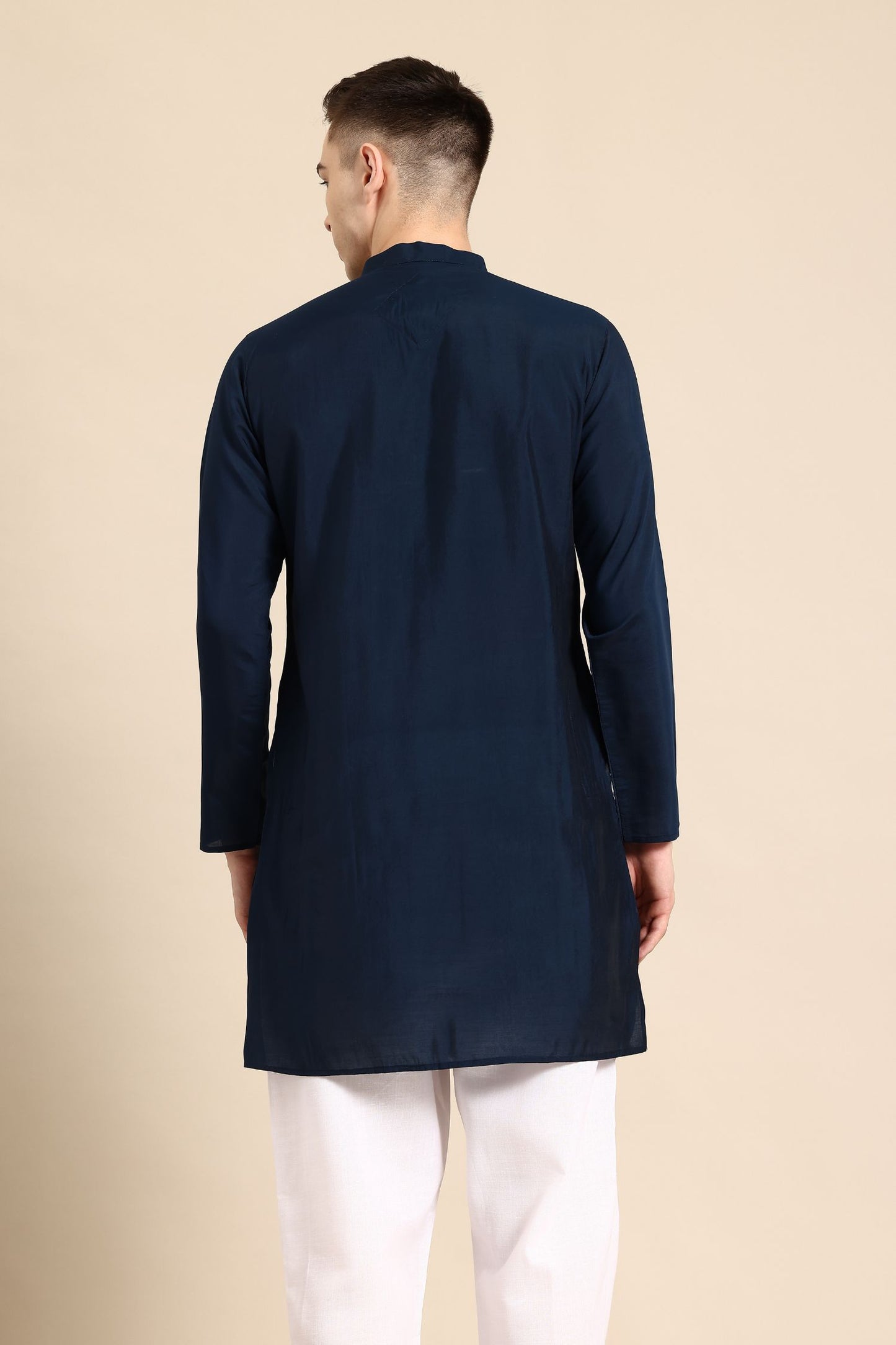 Designer Long Kurta In Black