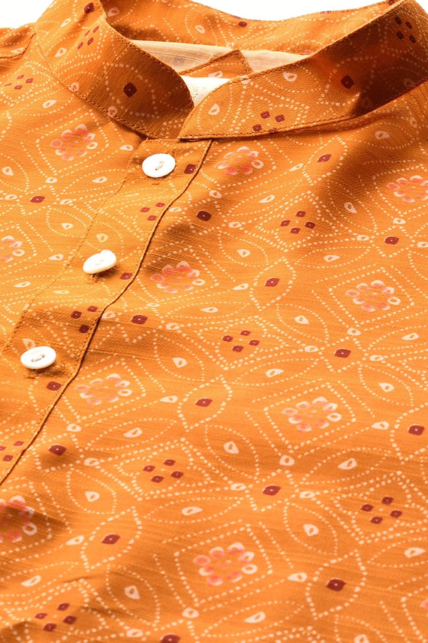 Designer Short Kurta Orange - Simaaya