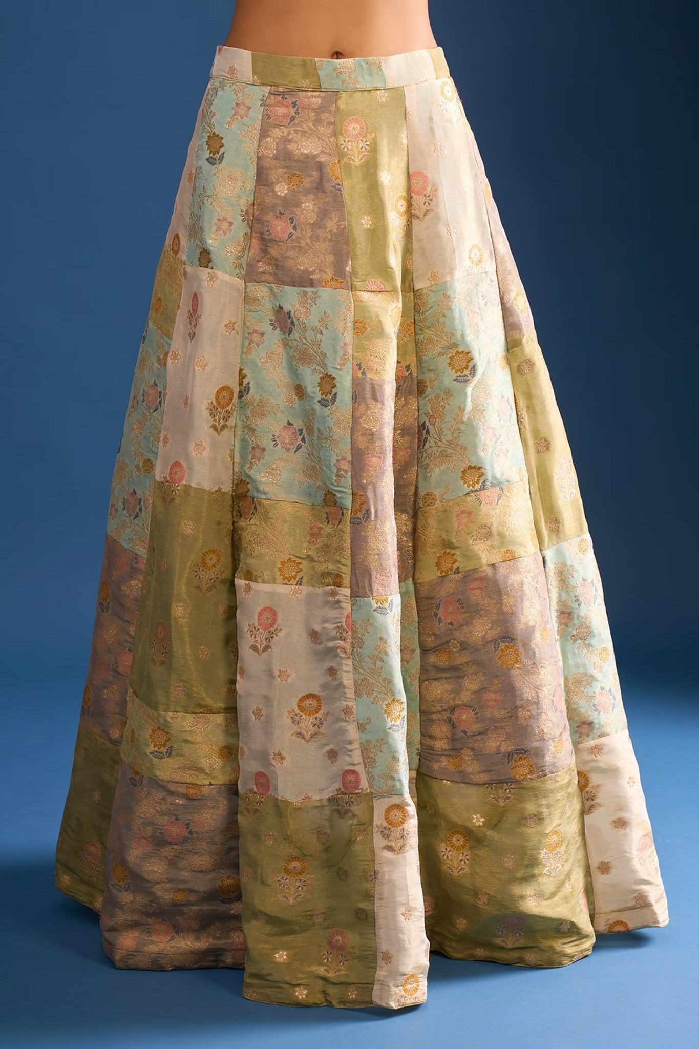 Designer Wear Multi-Colour Lehenga Set - Simaaya