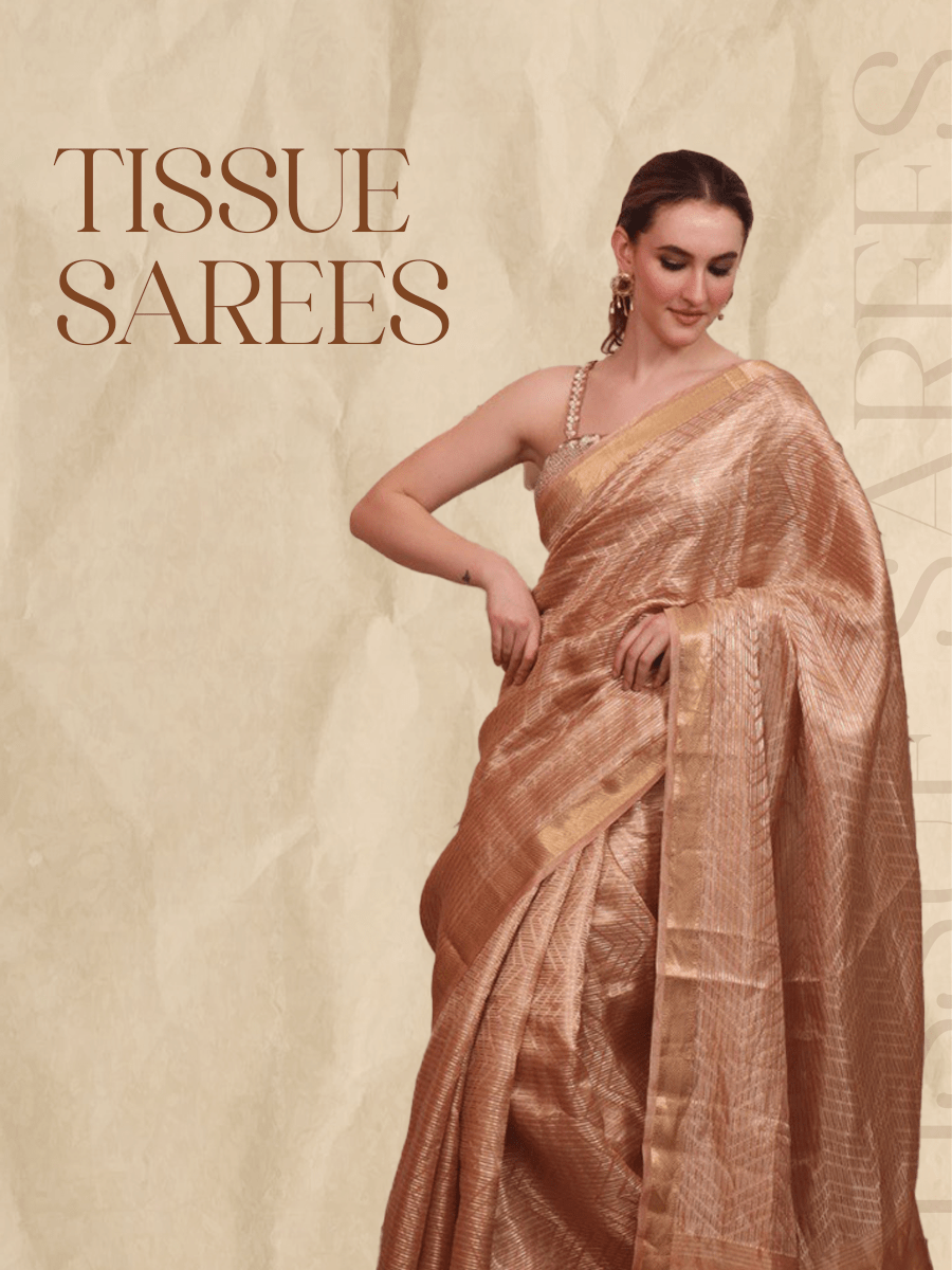 Tissue Sarees - Simaaya