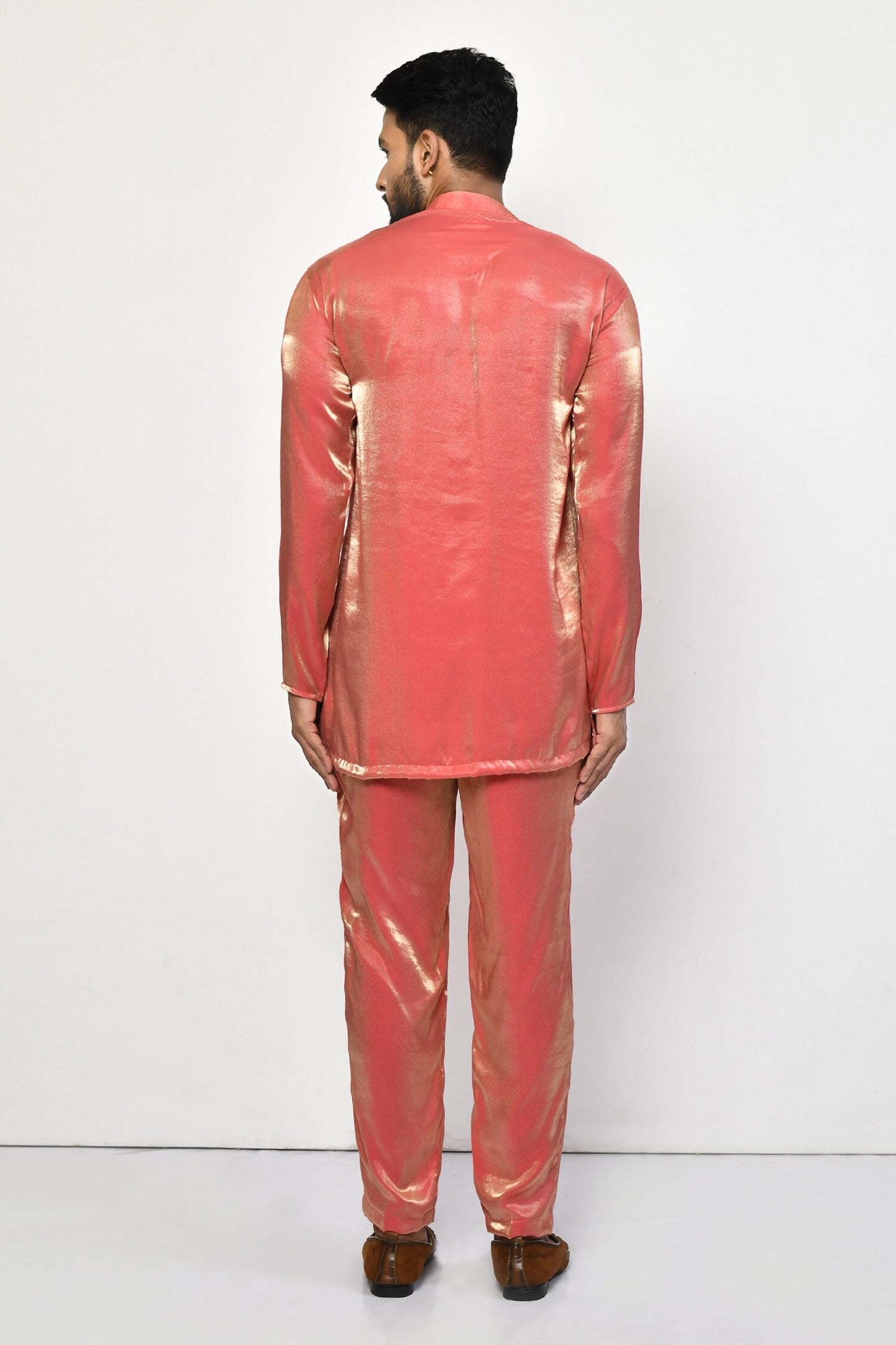 Designer Short Kurta In Orange