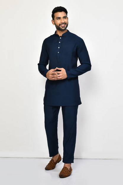 Designer Short Kurta In Blue