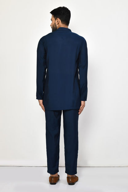 Designer Short Kurta In Blue
