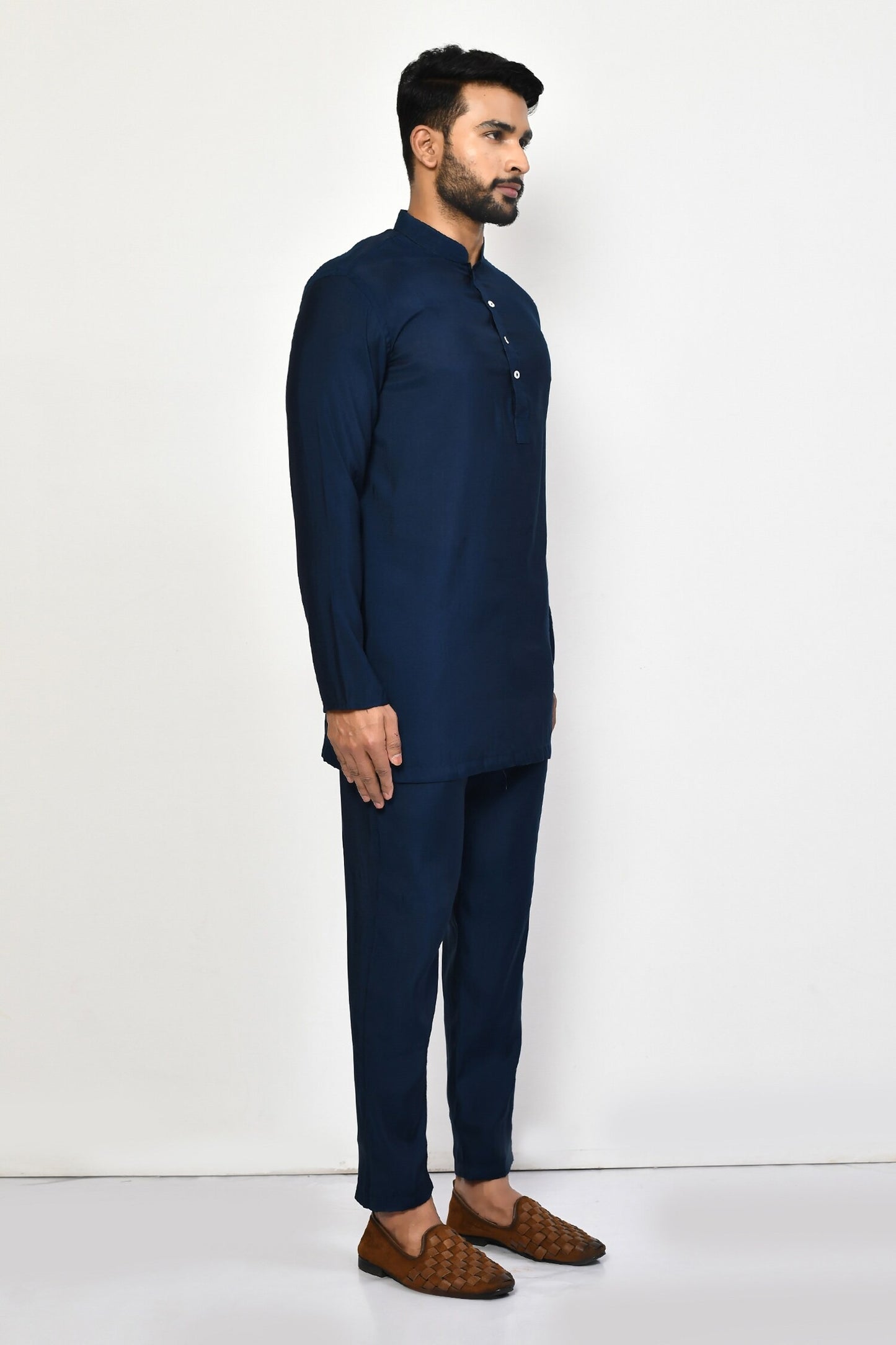 Designer Short Kurta In Blue
