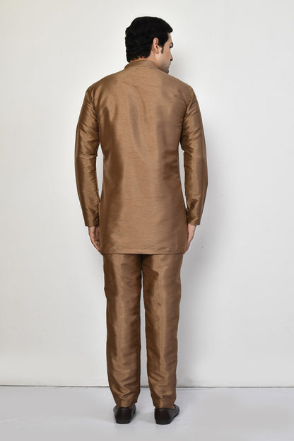 Designer Short Kurta In Gold