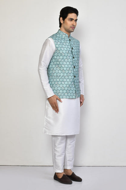 Designer Jacket In Sky Blue