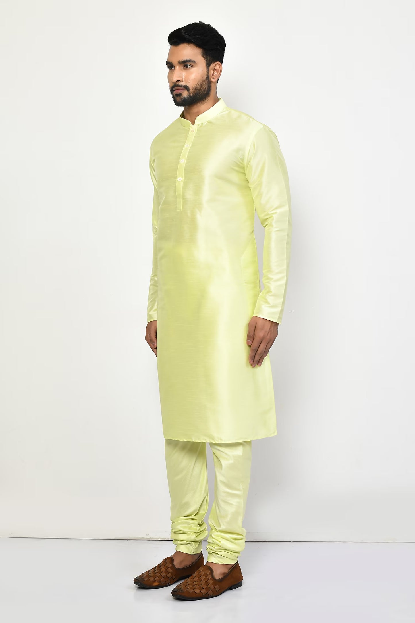 Designer Long Kurta in Green