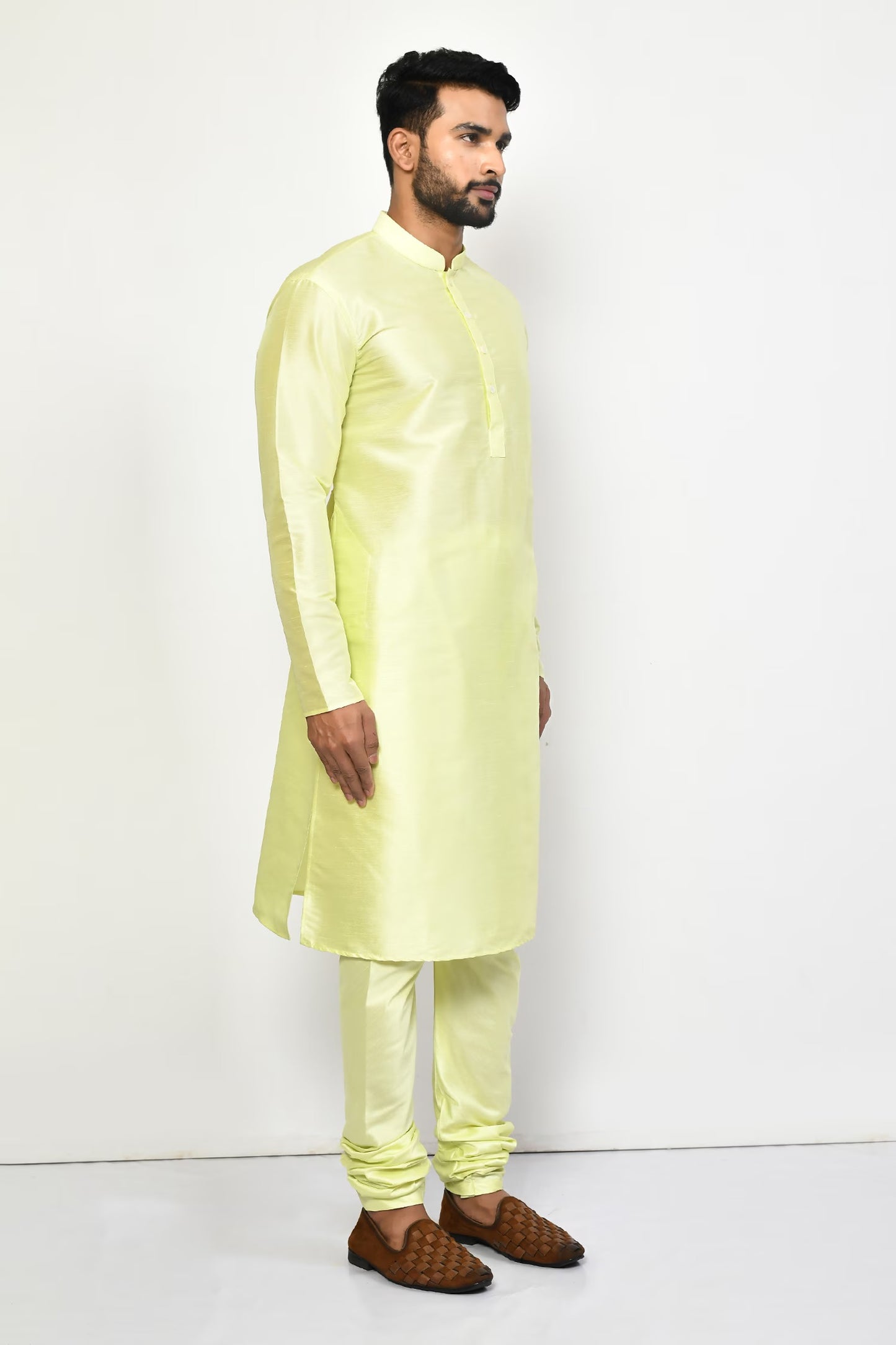 Designer Long Kurta in Green