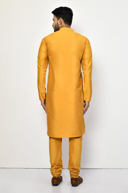 Designer Long Kurta in Yellow