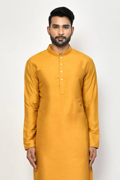 Designer Long Kurta in Yellow