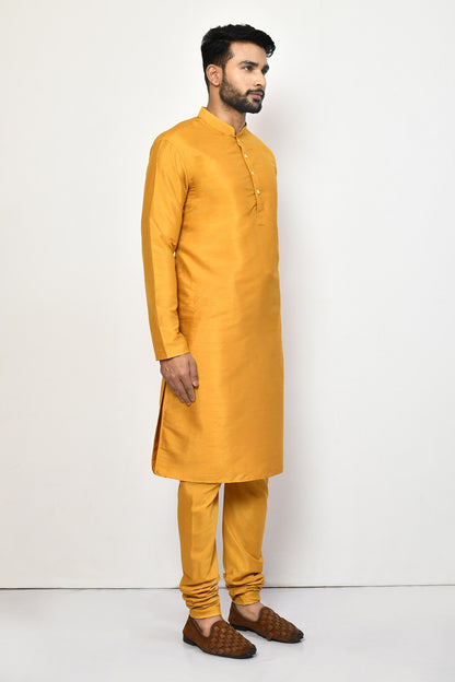 Designer Long Kurta in Yellow
