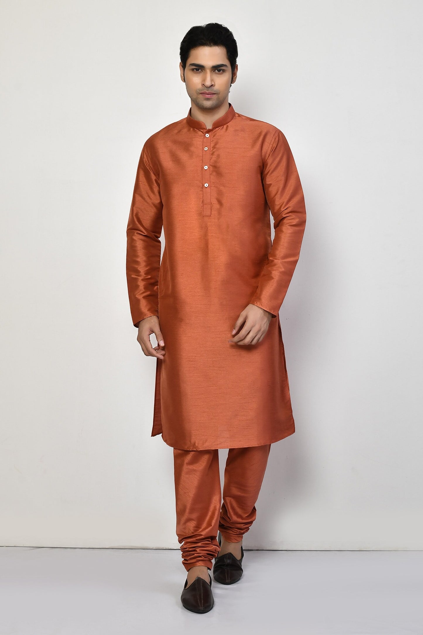 Designer Long Kurta in Orange
