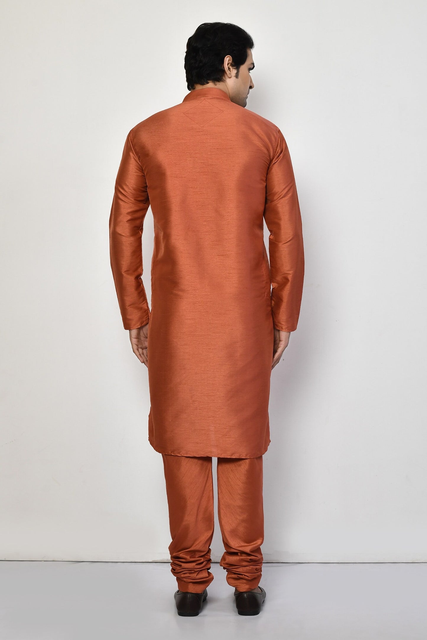 Designer Long Kurta in Orange