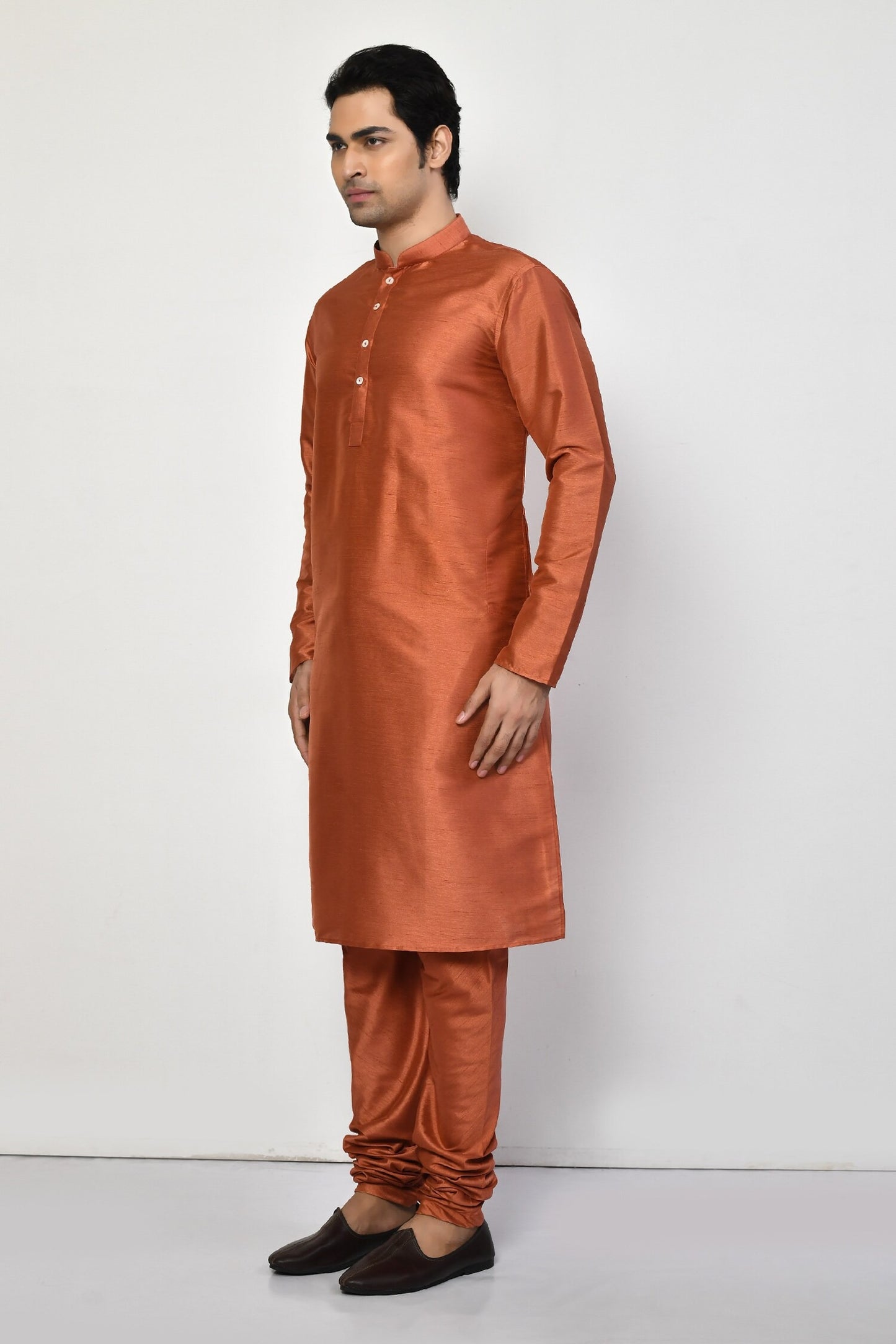 Designer Long Kurta in Orange