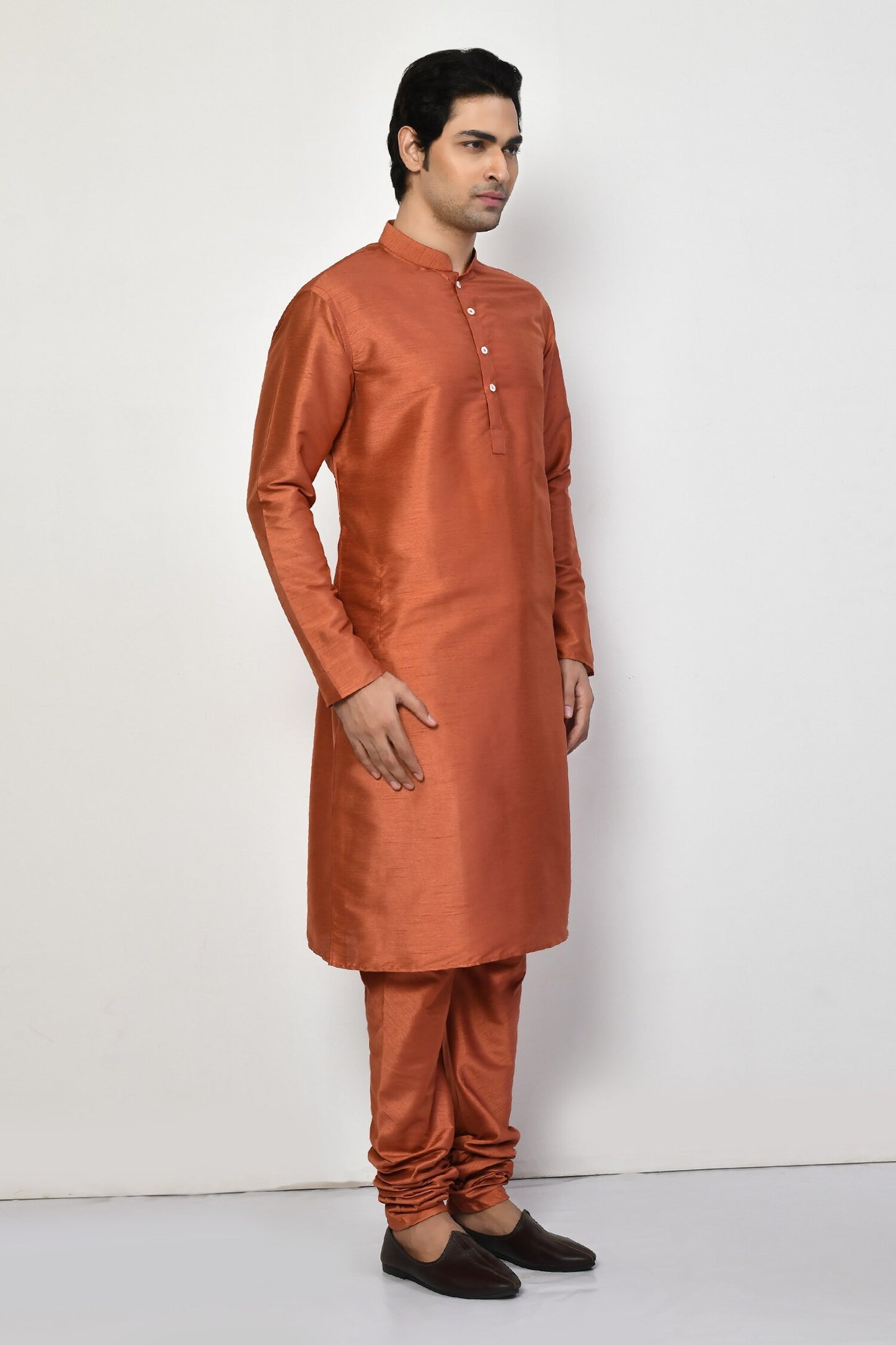 Designer Long Kurta in Orange