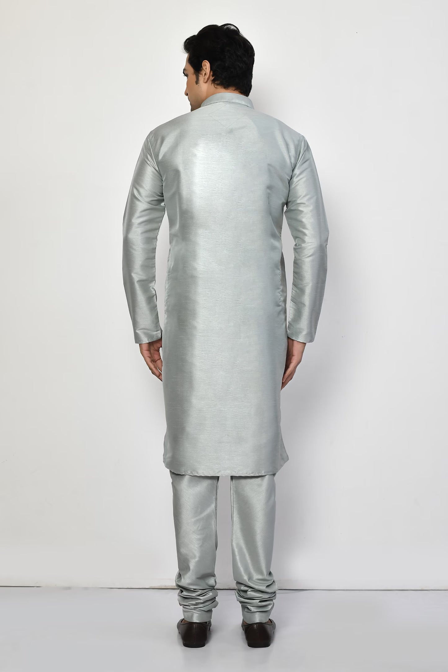 Designer Long Kurta in Grey