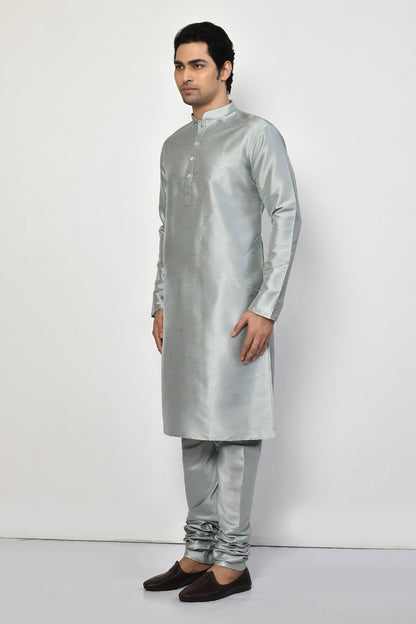 Designer Long Kurta in Grey