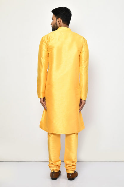 Designer Long Kurta in Yellow