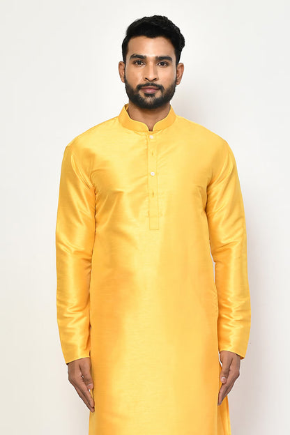 Designer Long Kurta in Yellow