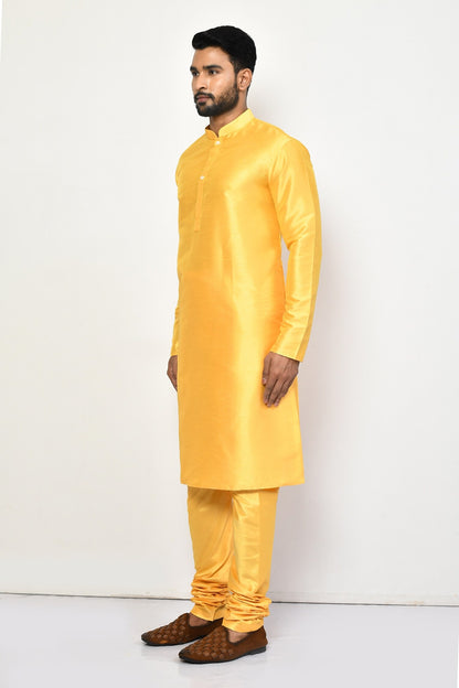 Designer Long Kurta in Yellow