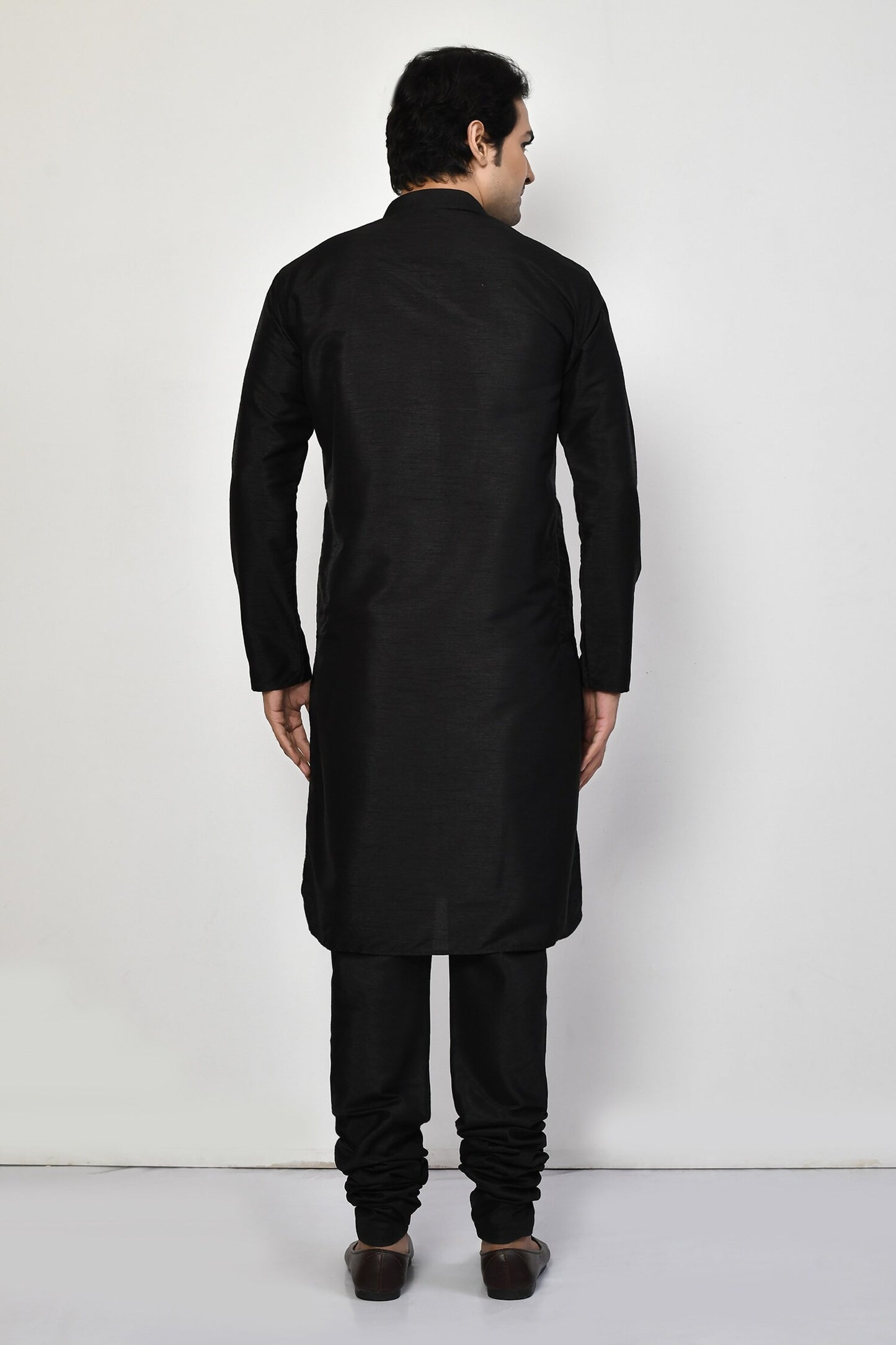 Designer Long Kurta in Black