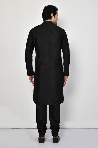 Designer Long Kurta in Black