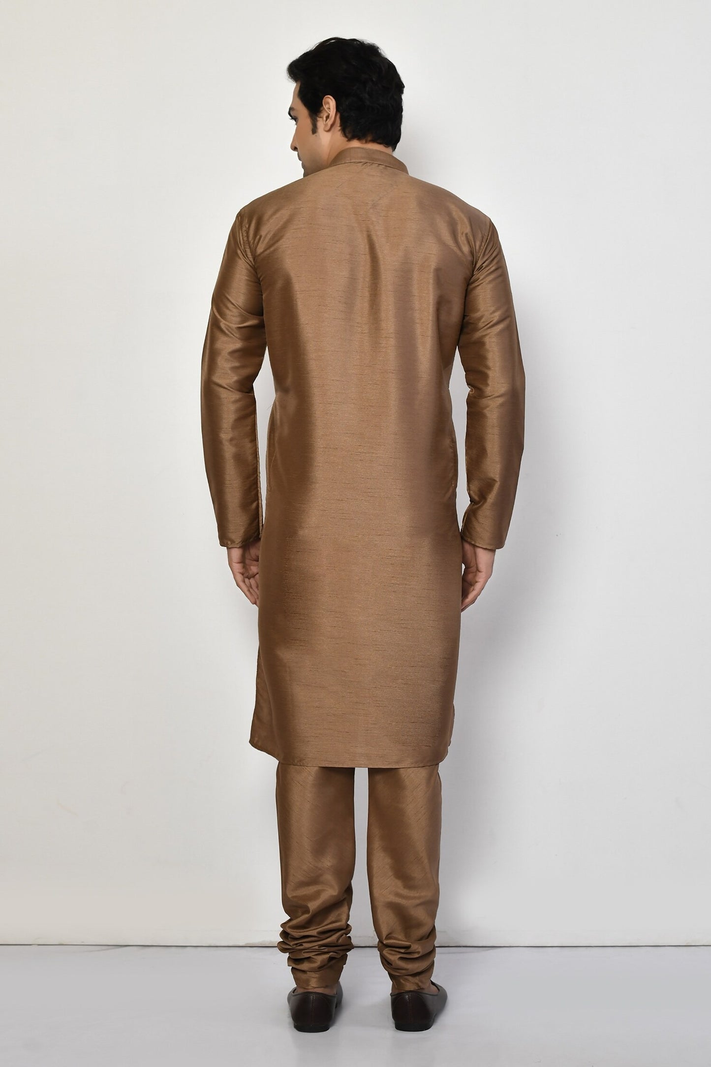Designer Long Kurta in Brown