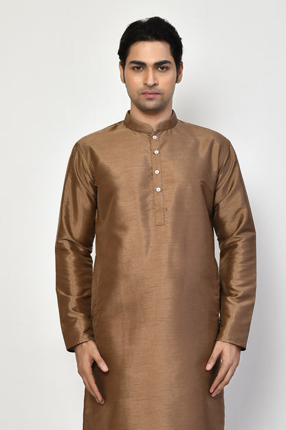 Designer Long Kurta in Brown