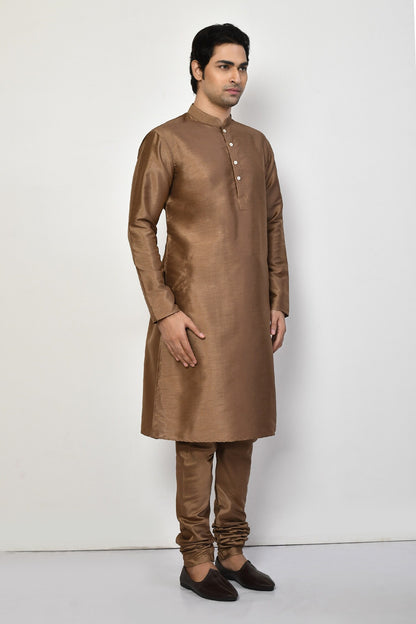 Designer Long Kurta in Brown