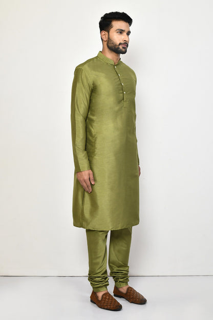 Designer Long Kurta in Green