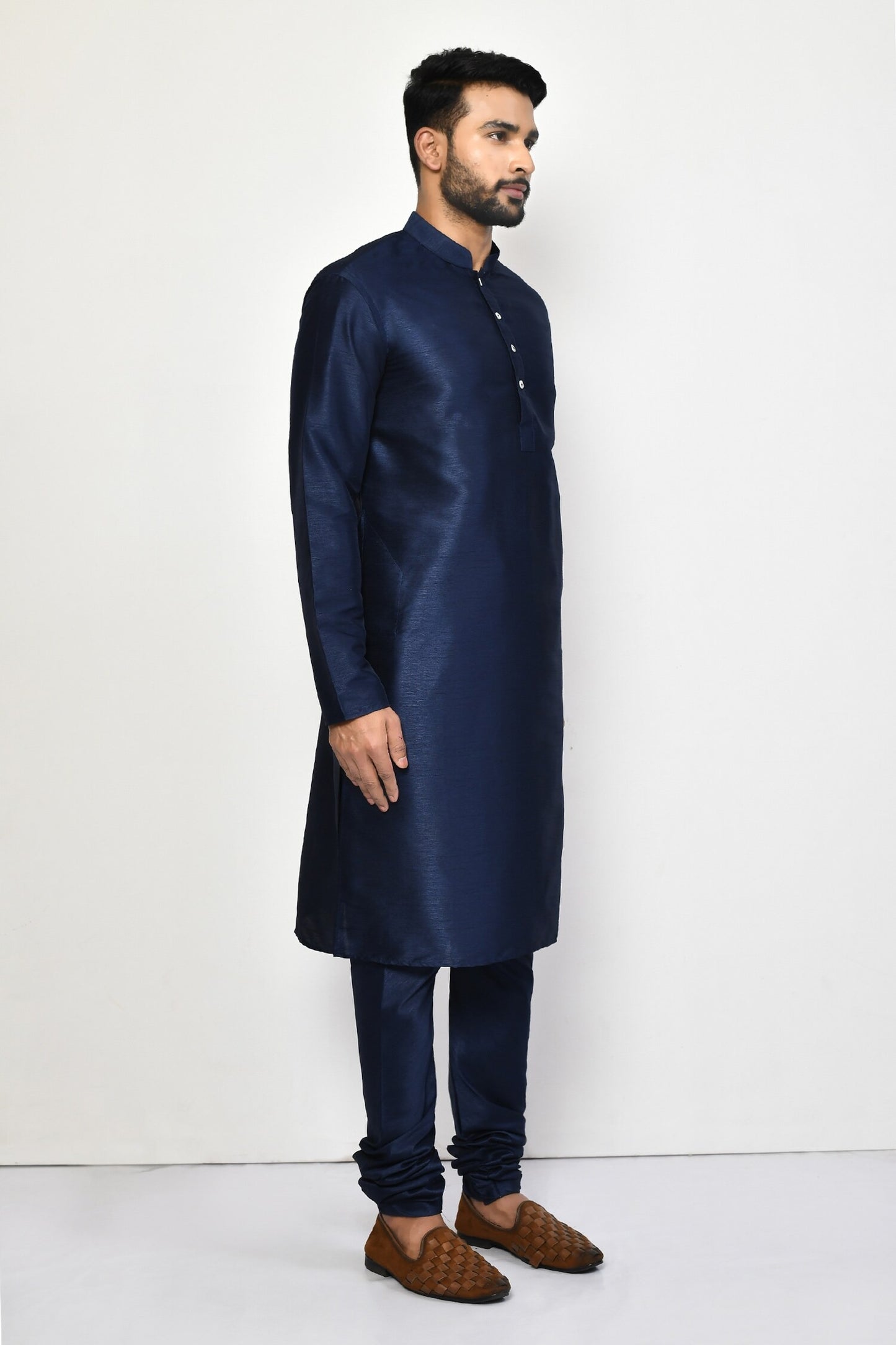 Designer Long Kurta in Blue