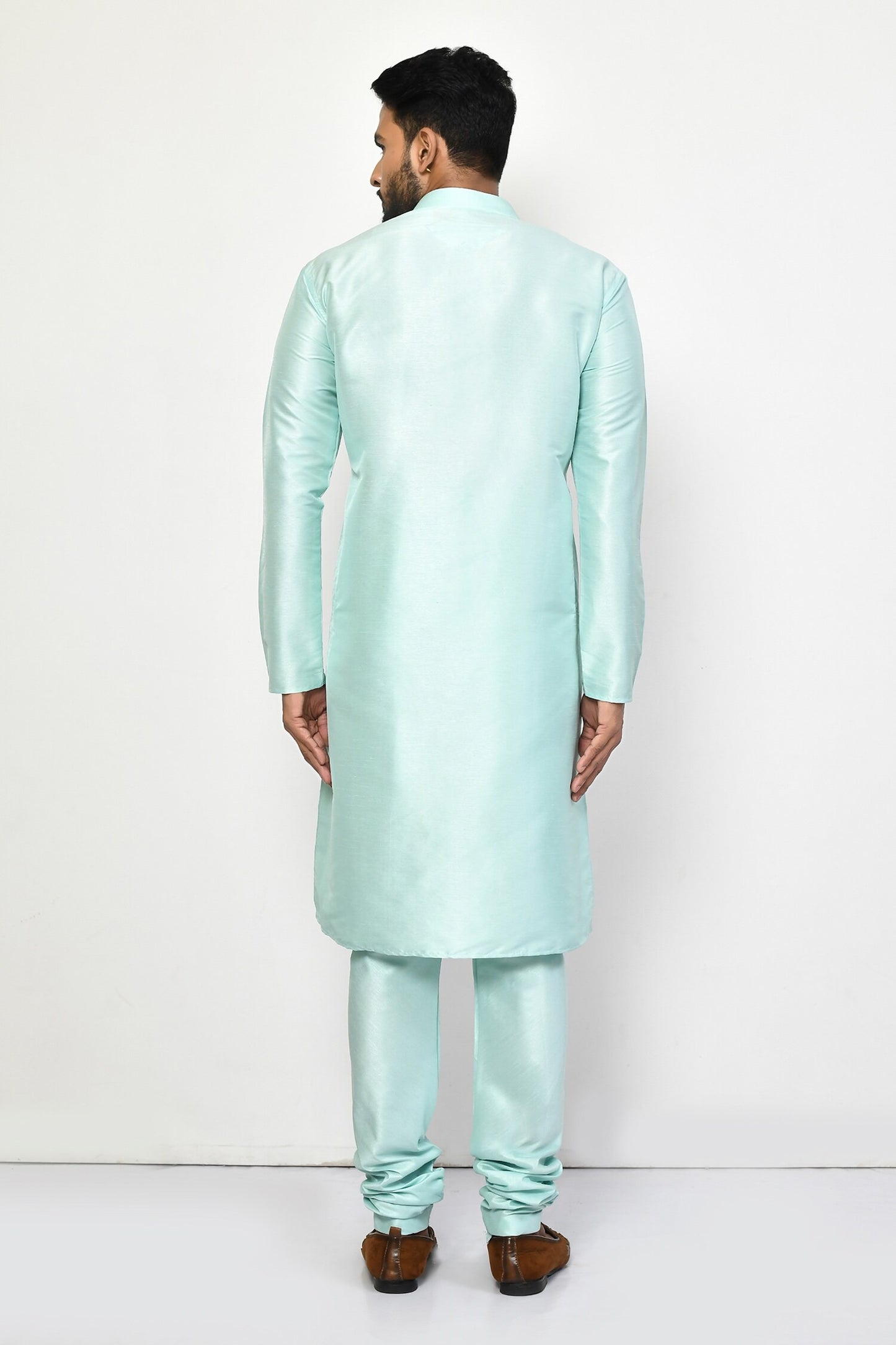 Designer Long Kurta in Green