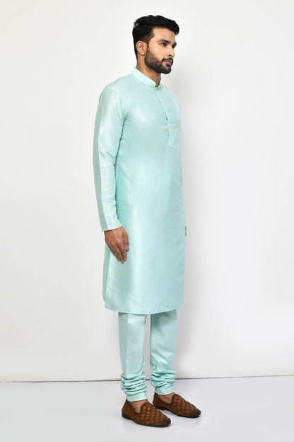 Designer Long Kurta in Green