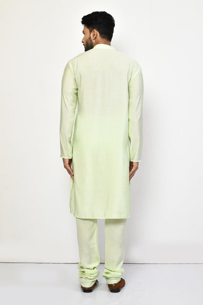 Designer Long Kurta in Green
