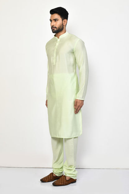 Designer Long Kurta in Green