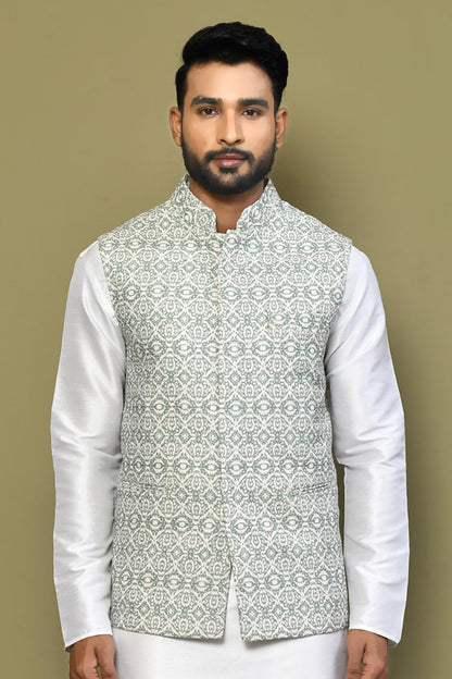 Designer Jacket In Lime Green