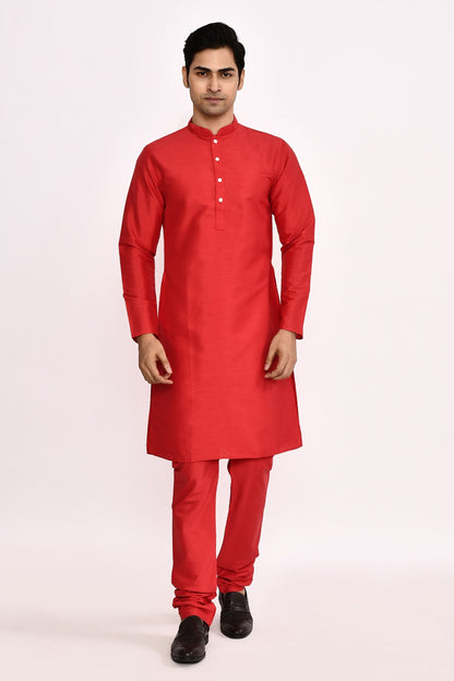 DESIGNER SILK KURTA  SILK CHURIDAR &  COTTON DUPATTA