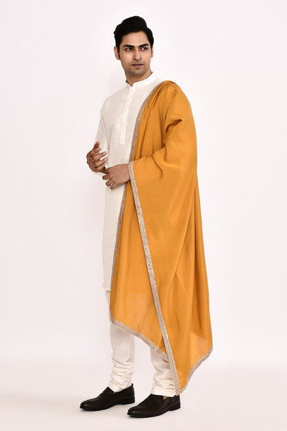 DESIGNER SILK KURTA  SILK CHURIDAR & COTTON DUPATTA