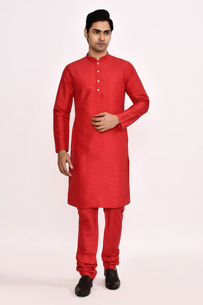 DESIGNER SILK KURTA SILK CHURIDAR & COTTON DUPATTA