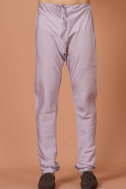 Designer Churidar In Lavender