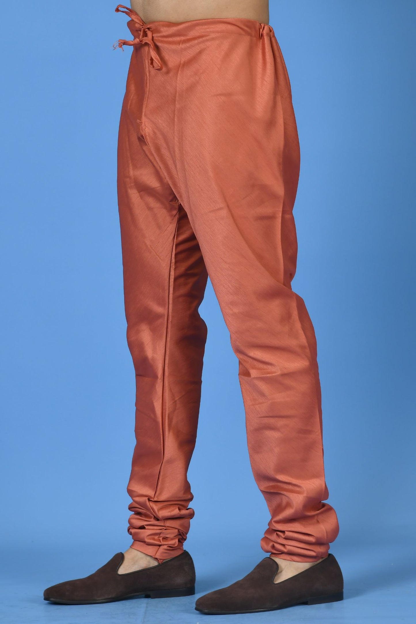 Designer Churidar In Orange