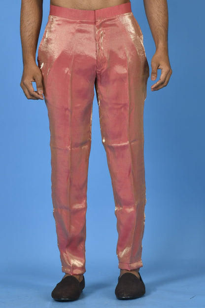 Designer Pant In Orange