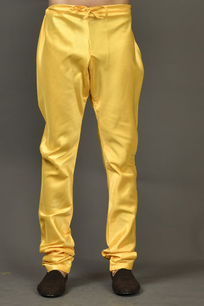 Designer Churidar In Yellow