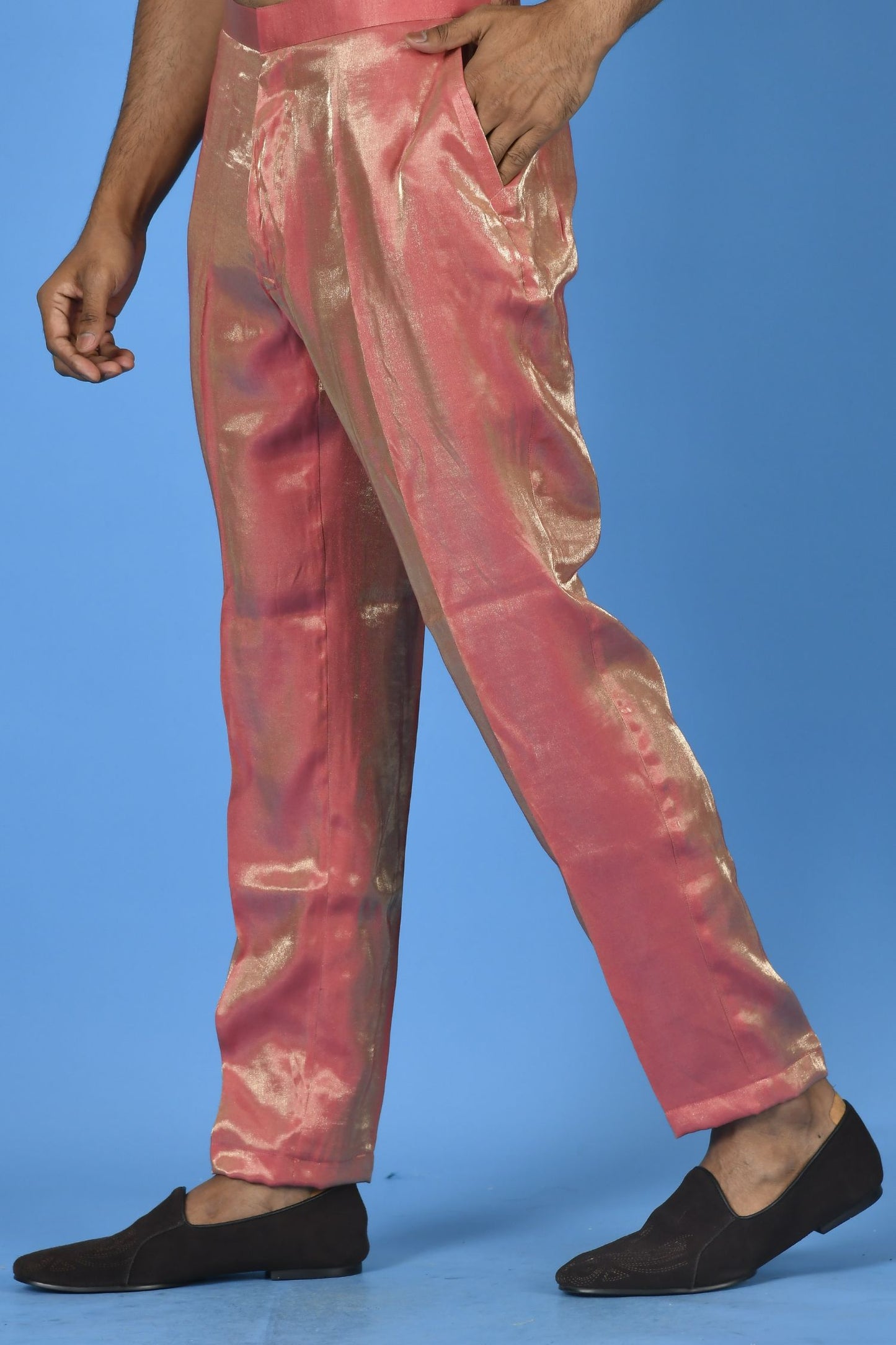 Designer Pant In Orange