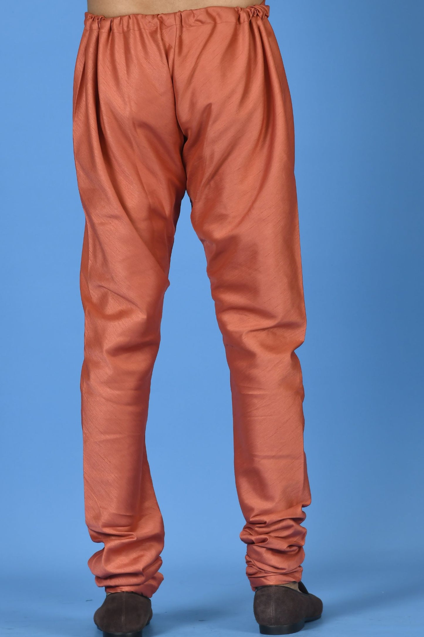 Designer Churidar In Orange