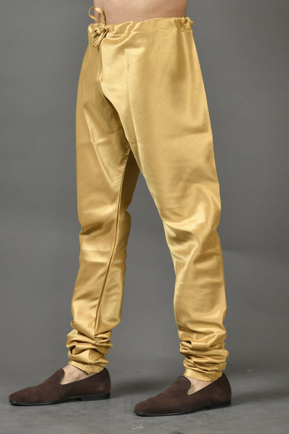 Designer Churidar In Beige