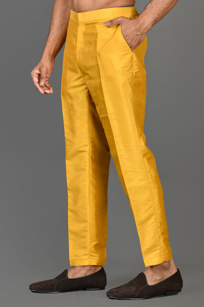 Designer Pant In Yellow
