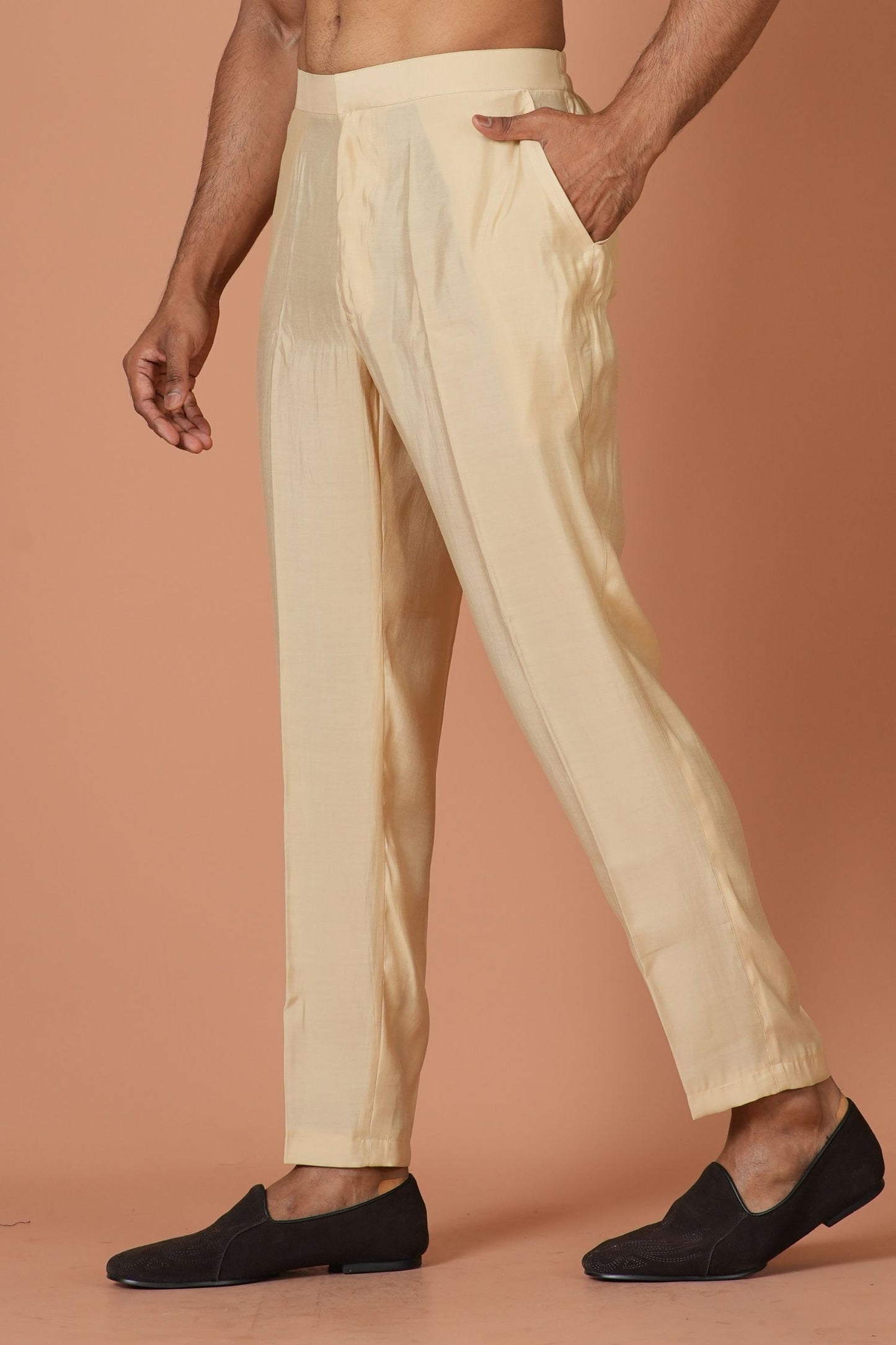 Designer Pant In Beige